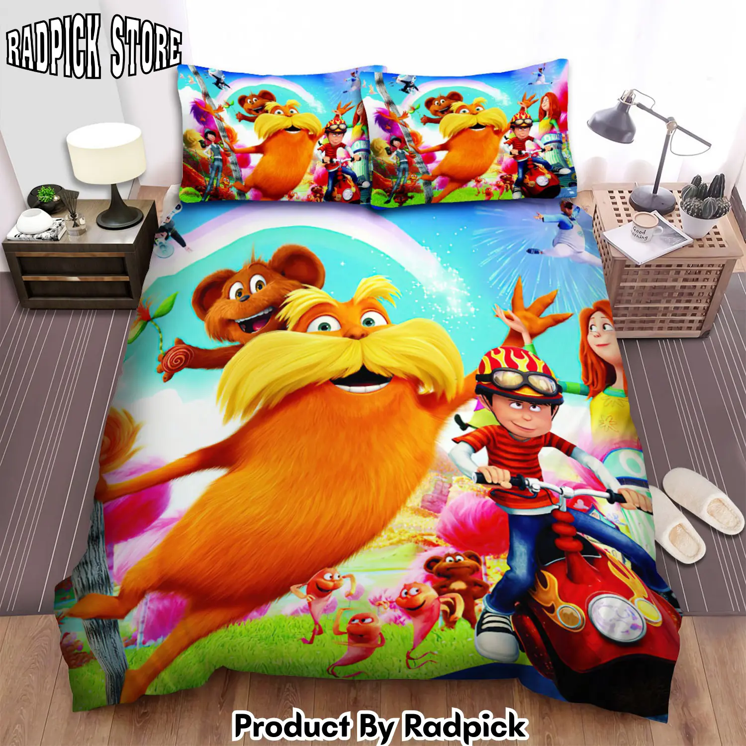 Radpick the lorax colorful life duvet cover bedroom sets comfortable bedding sets rp3271082